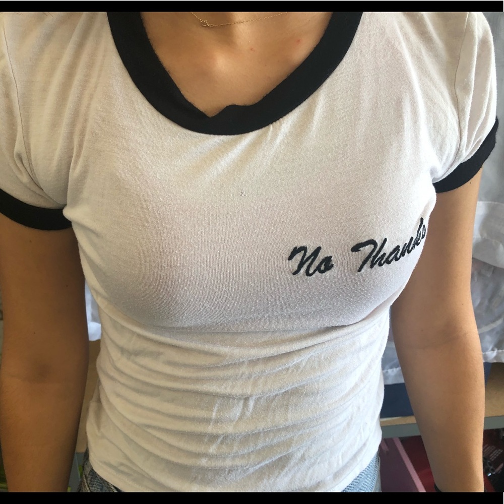 White/Black Short sleeve shirt